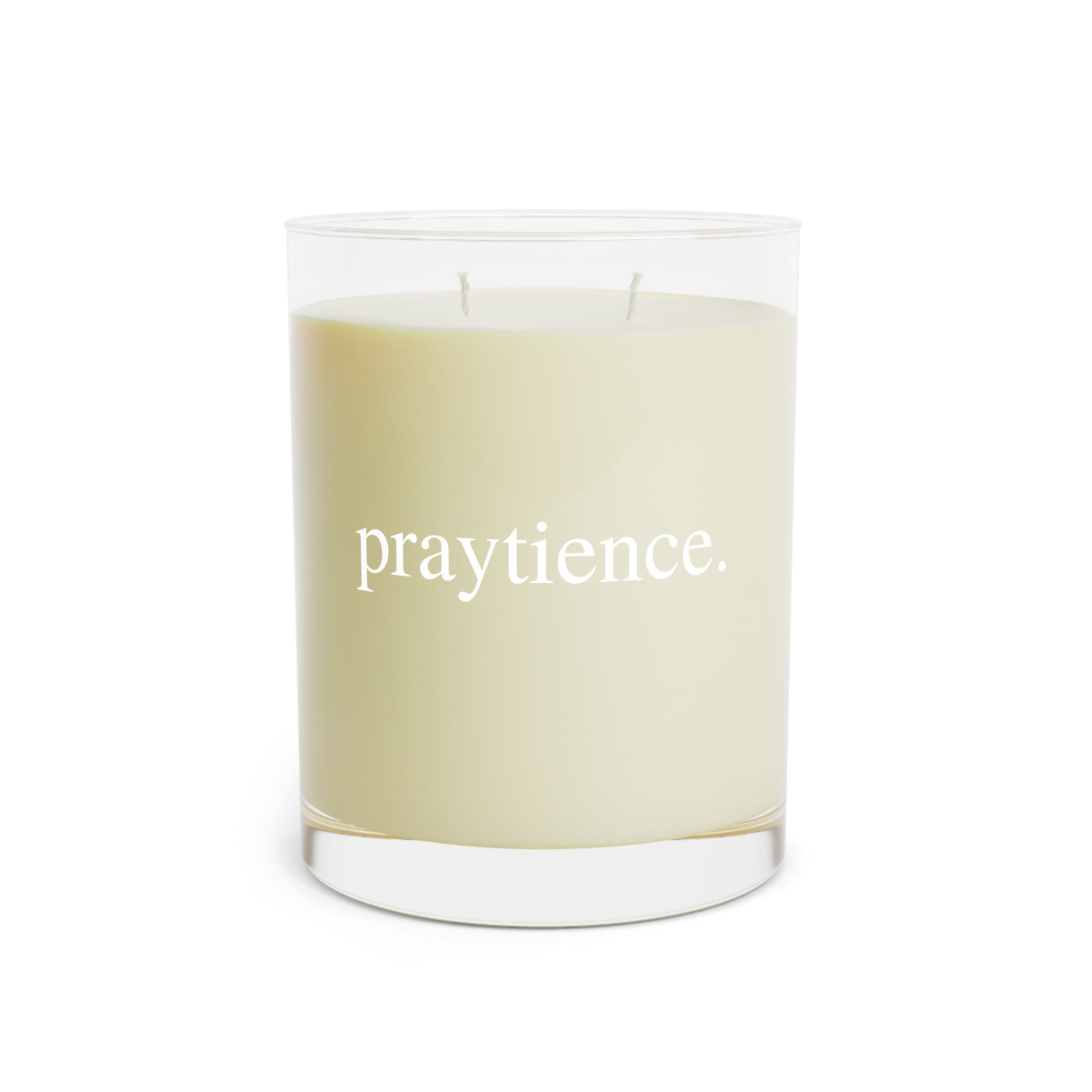 Praytience® Full Glass Scented Candle — 11oz Soy Wax